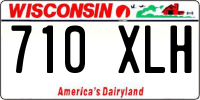 WI license plate 710XLH