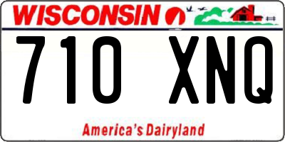 WI license plate 710XNQ