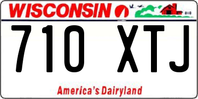 WI license plate 710XTJ