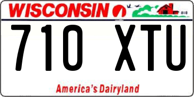 WI license plate 710XTU