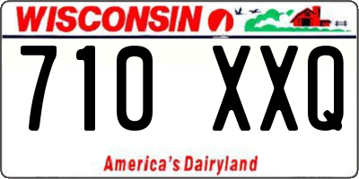 WI license plate 710XXQ