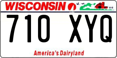 WI license plate 710XYQ