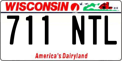WI license plate 711NTL