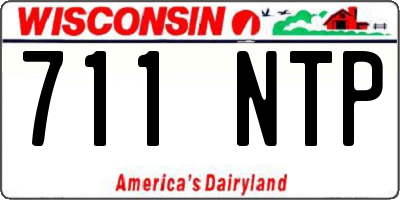 WI license plate 711NTP
