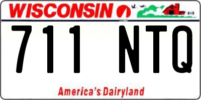 WI license plate 711NTQ