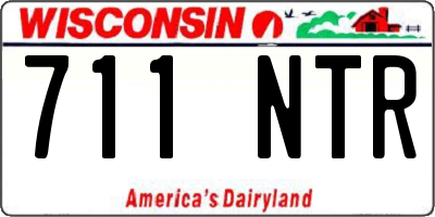 WI license plate 711NTR