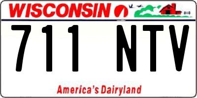 WI license plate 711NTV