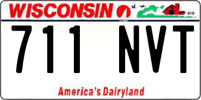 WI license plate 711NVT