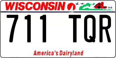 WI license plate 711TQR