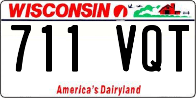 WI license plate 711VQT
