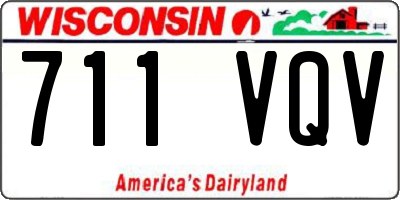 WI license plate 711VQV