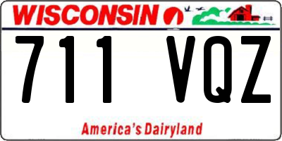 WI license plate 711VQZ