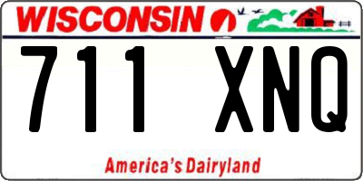 WI license plate 711XNQ