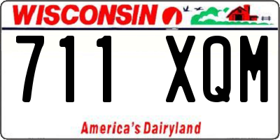WI license plate 711XQM