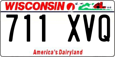 WI license plate 711XVQ