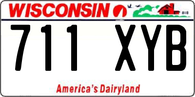 WI license plate 711XYB