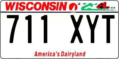 WI license plate 711XYT