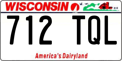 WI license plate 712TQL