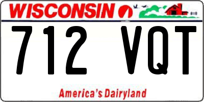 WI license plate 712VQT