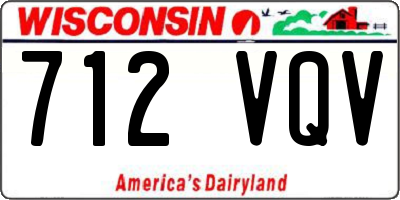 WI license plate 712VQV
