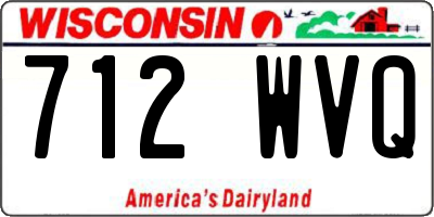 WI license plate 712WVQ