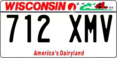 WI license plate 712XMV