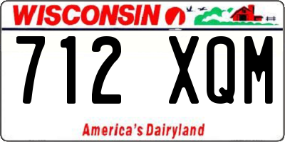 WI license plate 712XQM