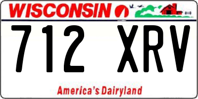 WI license plate 712XRV