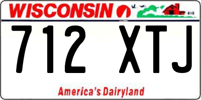 WI license plate 712XTJ