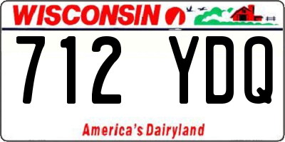 WI license plate 712YDQ