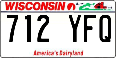 WI license plate 712YFQ
