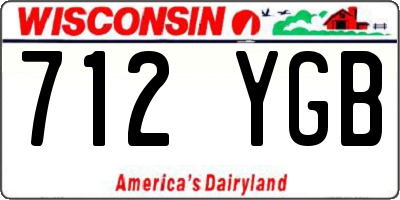 WI license plate 712YGB
