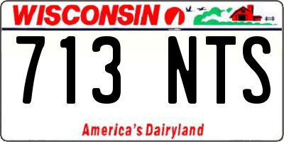 WI license plate 713NTS