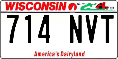 WI license plate 714NVT