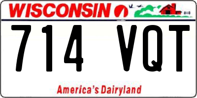 WI license plate 714VQT