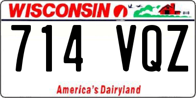 WI license plate 714VQZ