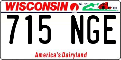 WI license plate 715NGE