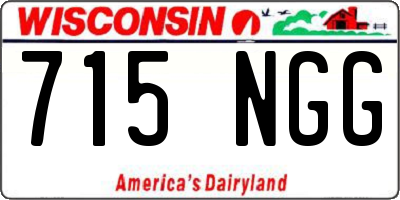 WI license plate 715NGG