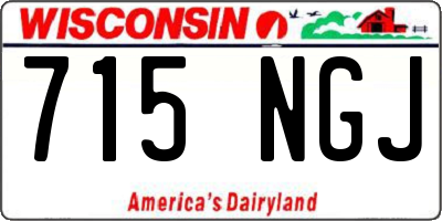WI license plate 715NGJ