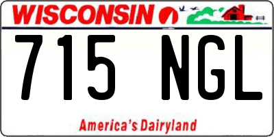 WI license plate 715NGL