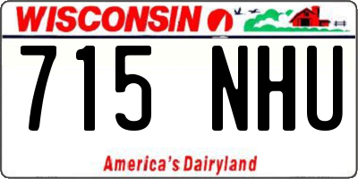 WI license plate 715NHU