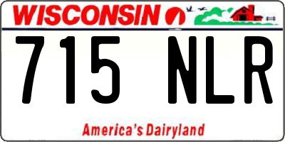 WI license plate 715NLR