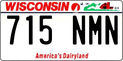 WI license plate 715NMN