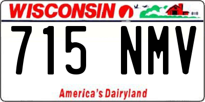 WI license plate 715NMV
