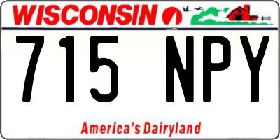 WI license plate 715NPY