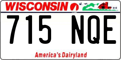 WI license plate 715NQE