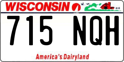 WI license plate 715NQH