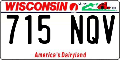 WI license plate 715NQV
