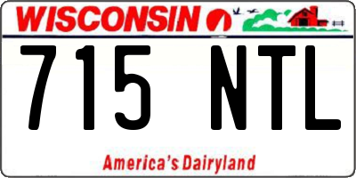 WI license plate 715NTL