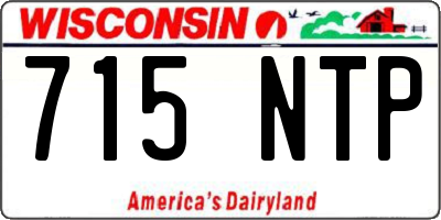 WI license plate 715NTP
